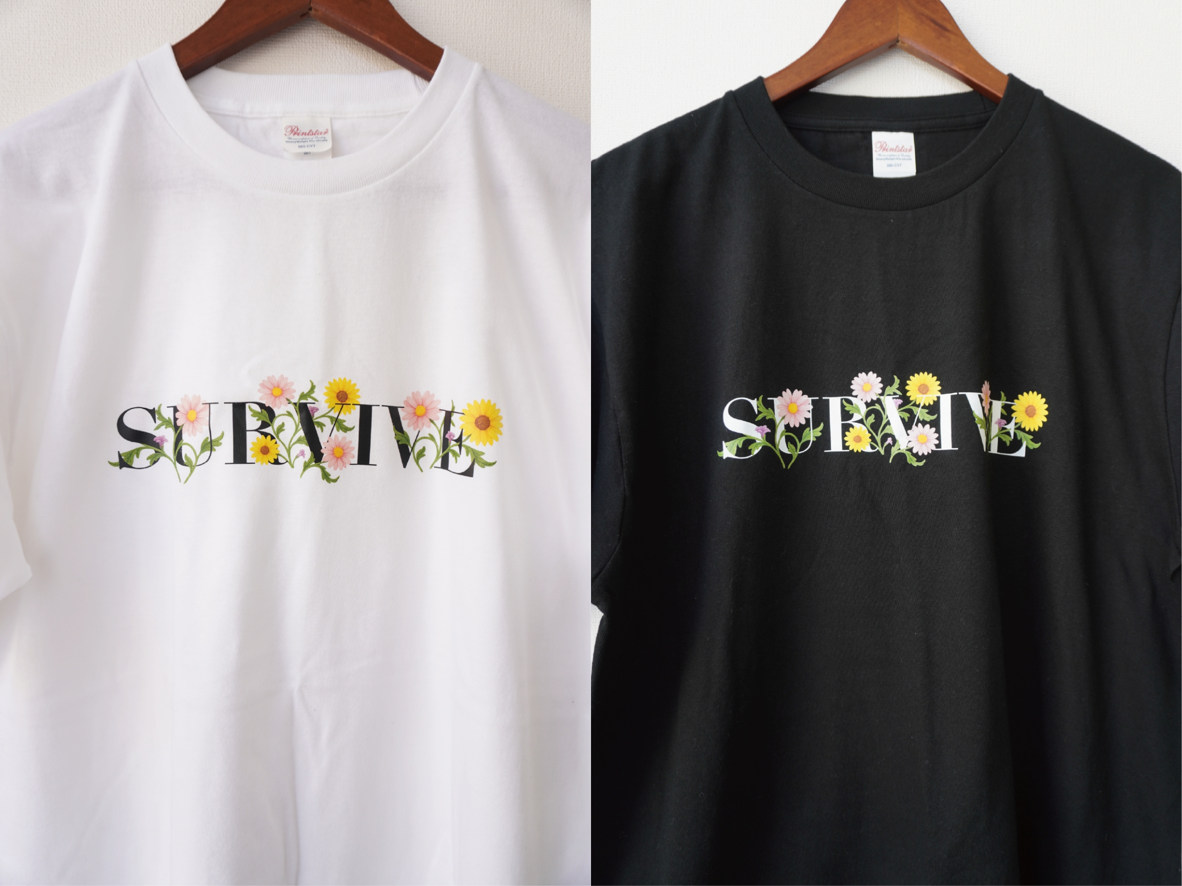 フラワーロゴTシャツ